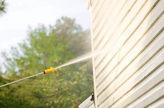 pressure wash siding