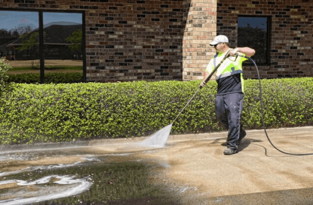 commercial concrete cleaning in aurburn